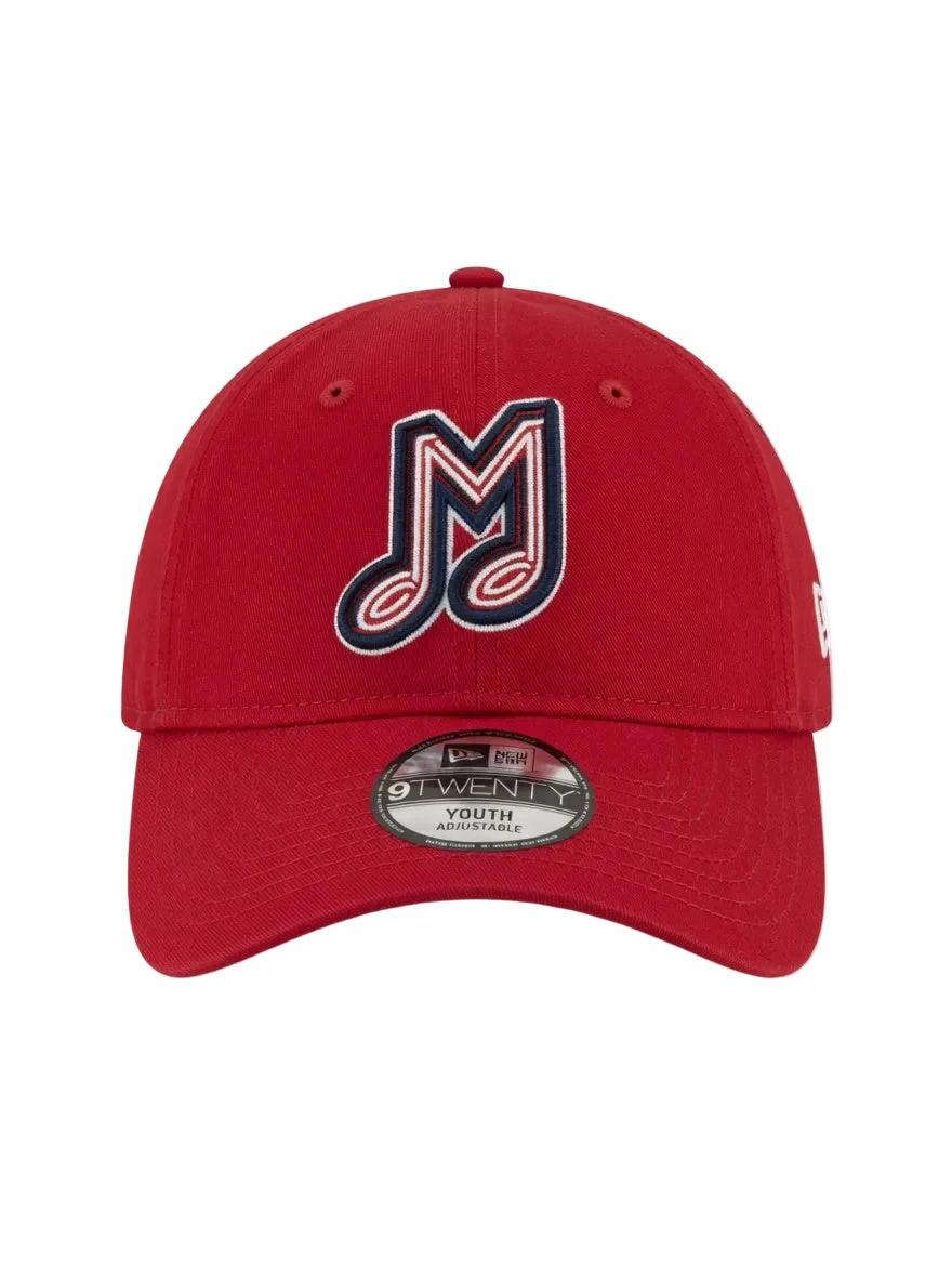 Memphis Redbirds New Era 9Twenty Youth Adjustable Home Cap