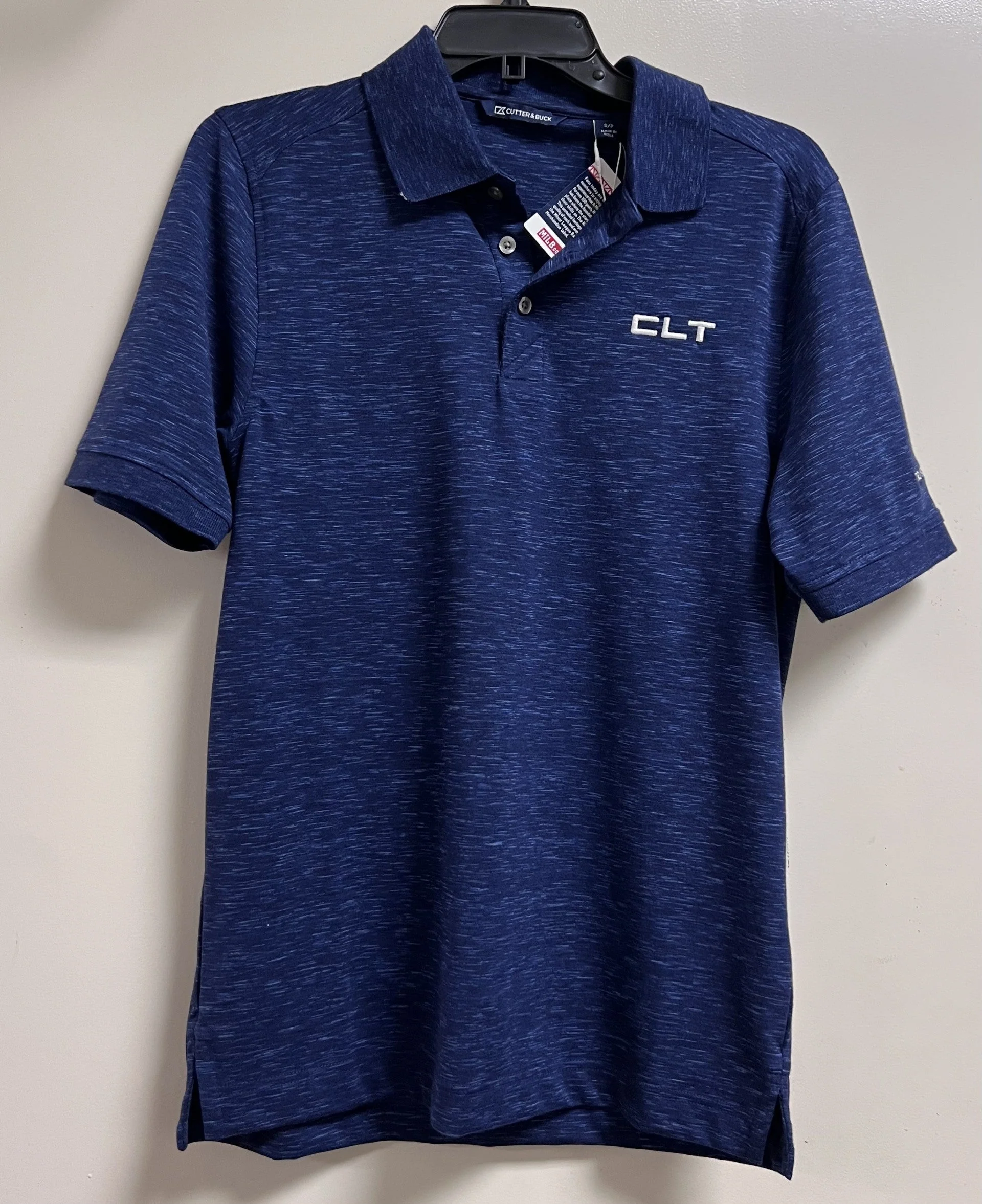 Men's Advantage Tri Blend Space Dye Polo - Image 4
