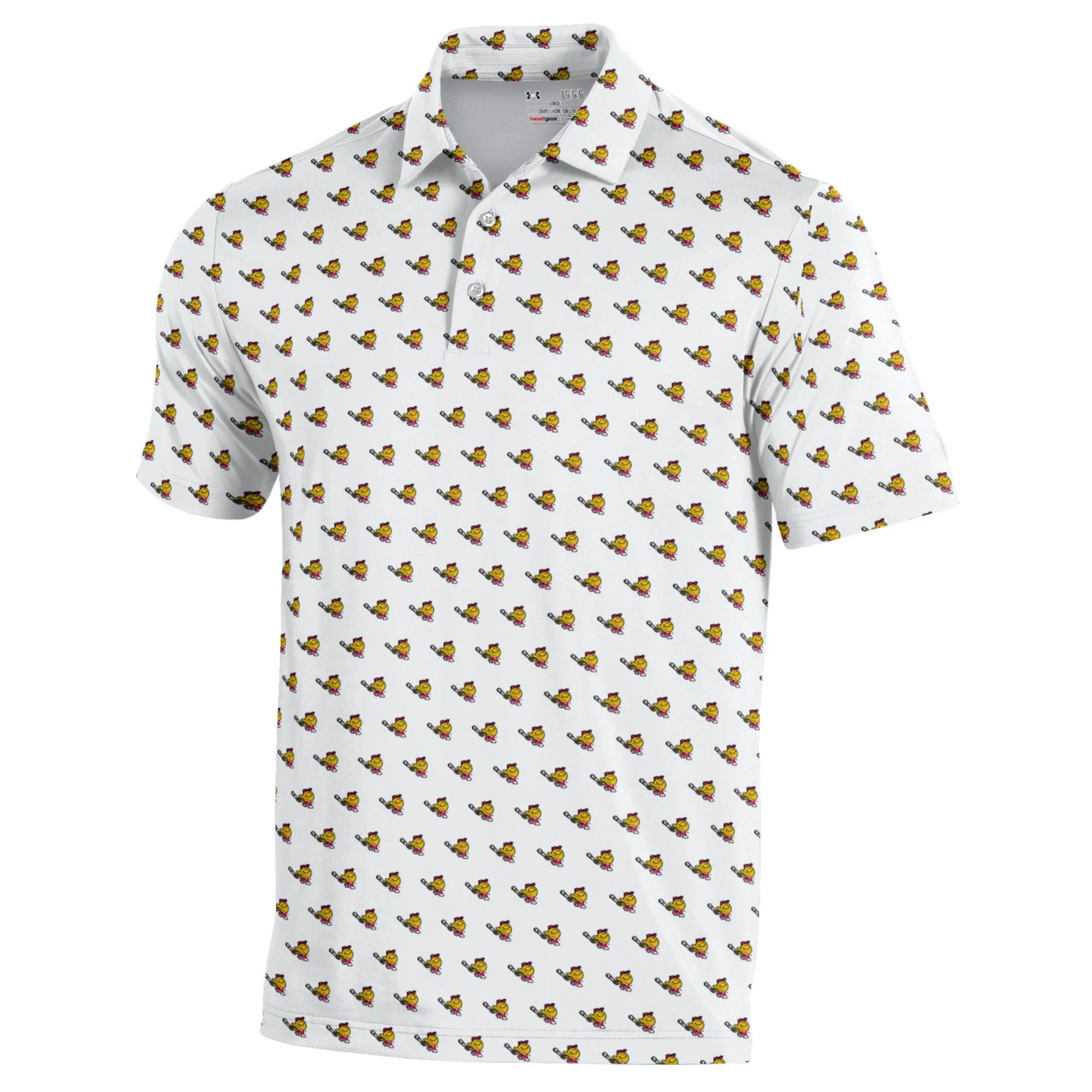 Worcester Red Sox White Men's ArmourFuse Polo
