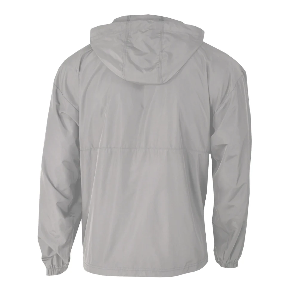 Men's Columbia Gray Full Zip Windbreaker - Image 2
