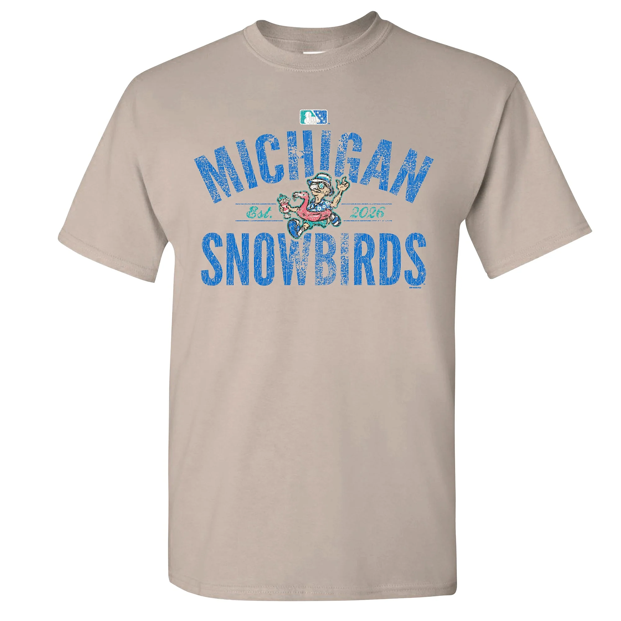 Michigan Snowbirds "Coding" Sand T-Shirt