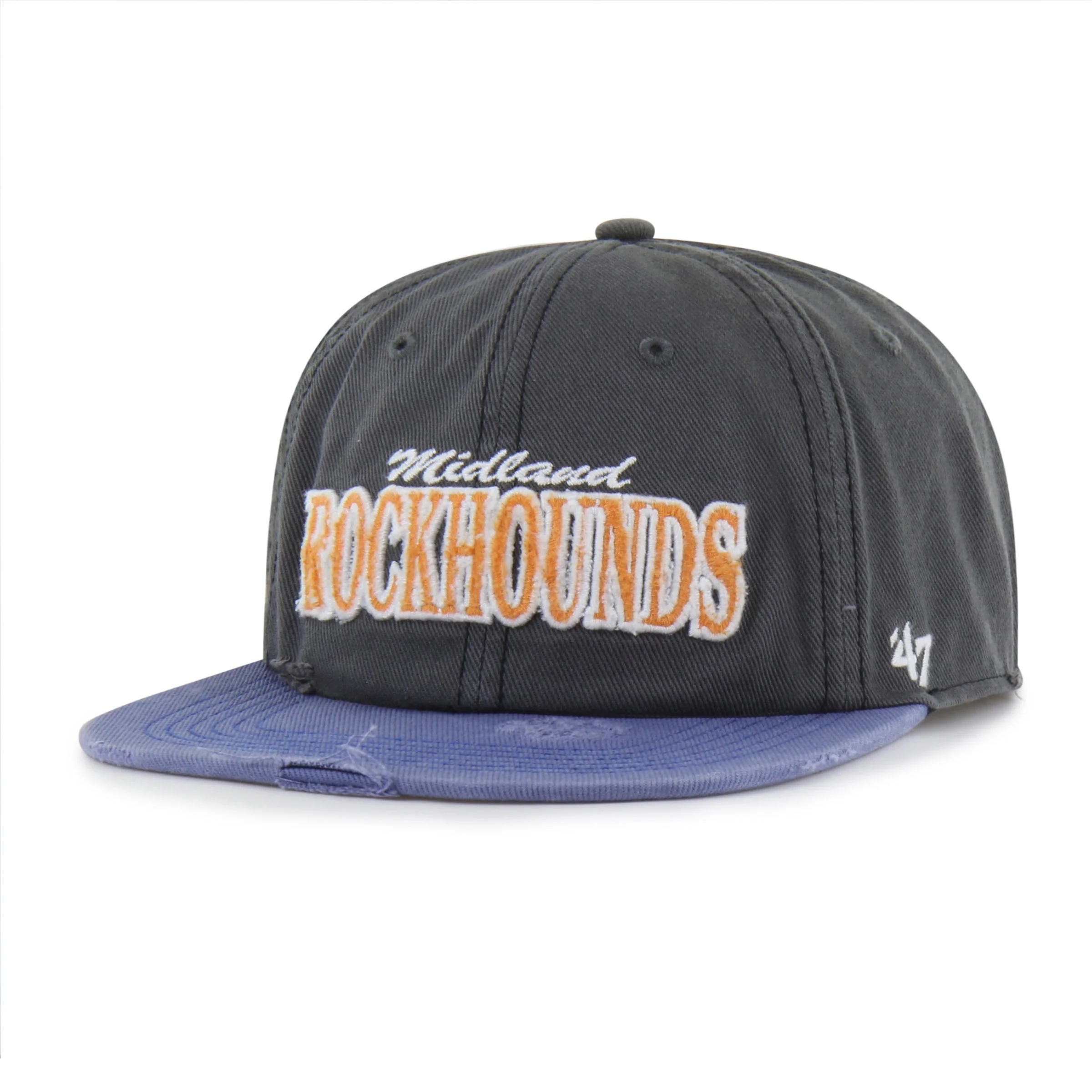 Midland RockHounds '47 Coal and Faded Navy Cragged Adjustable Captain