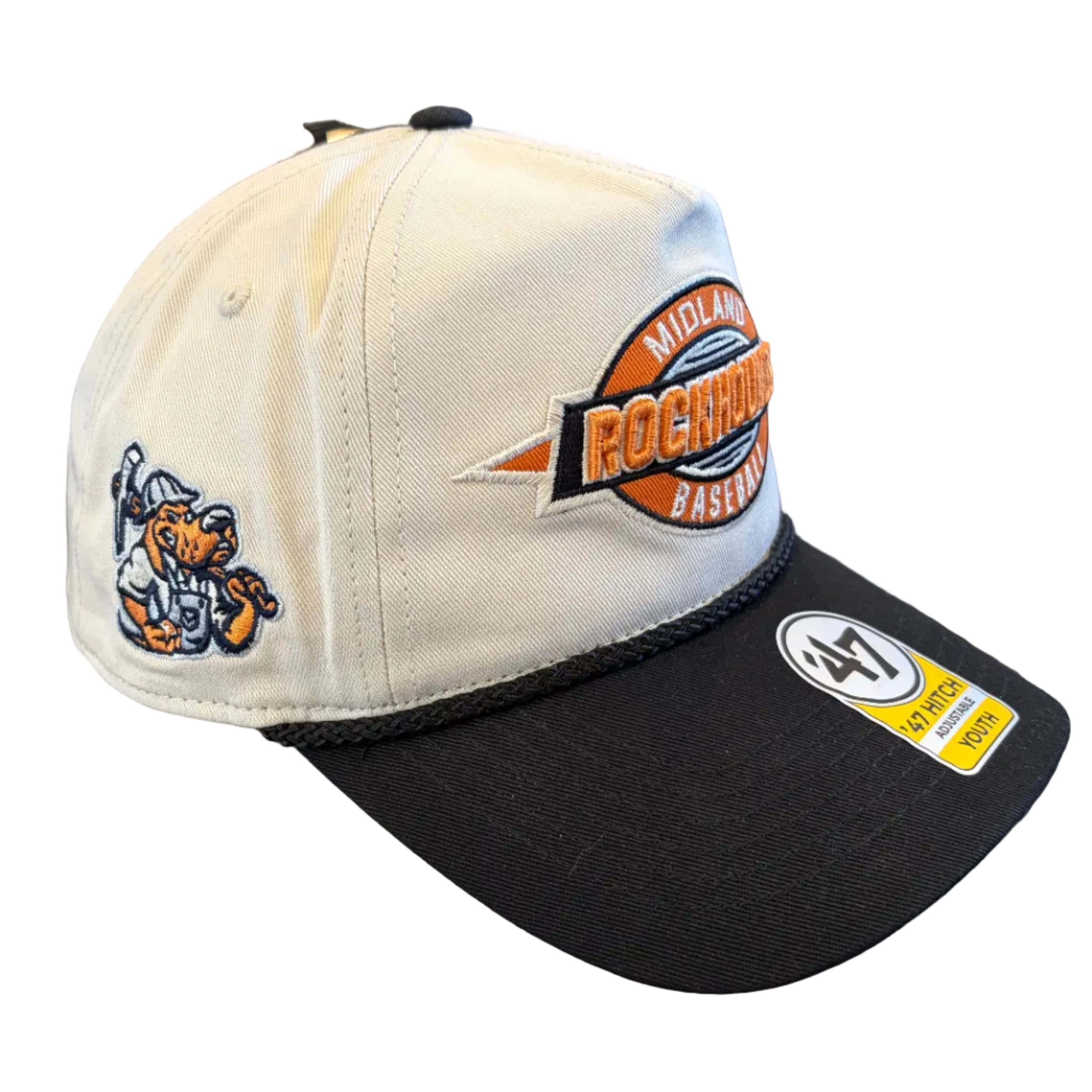 Midland RockHounds '47 Youth Natural Frame Out Hitch - Image 2