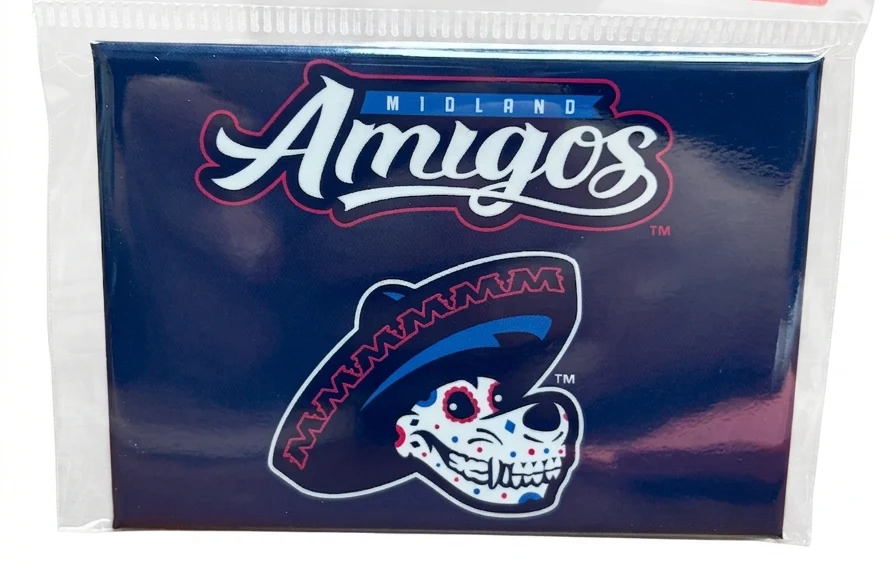 Midland RockHounds Amigos Fridge Magnet