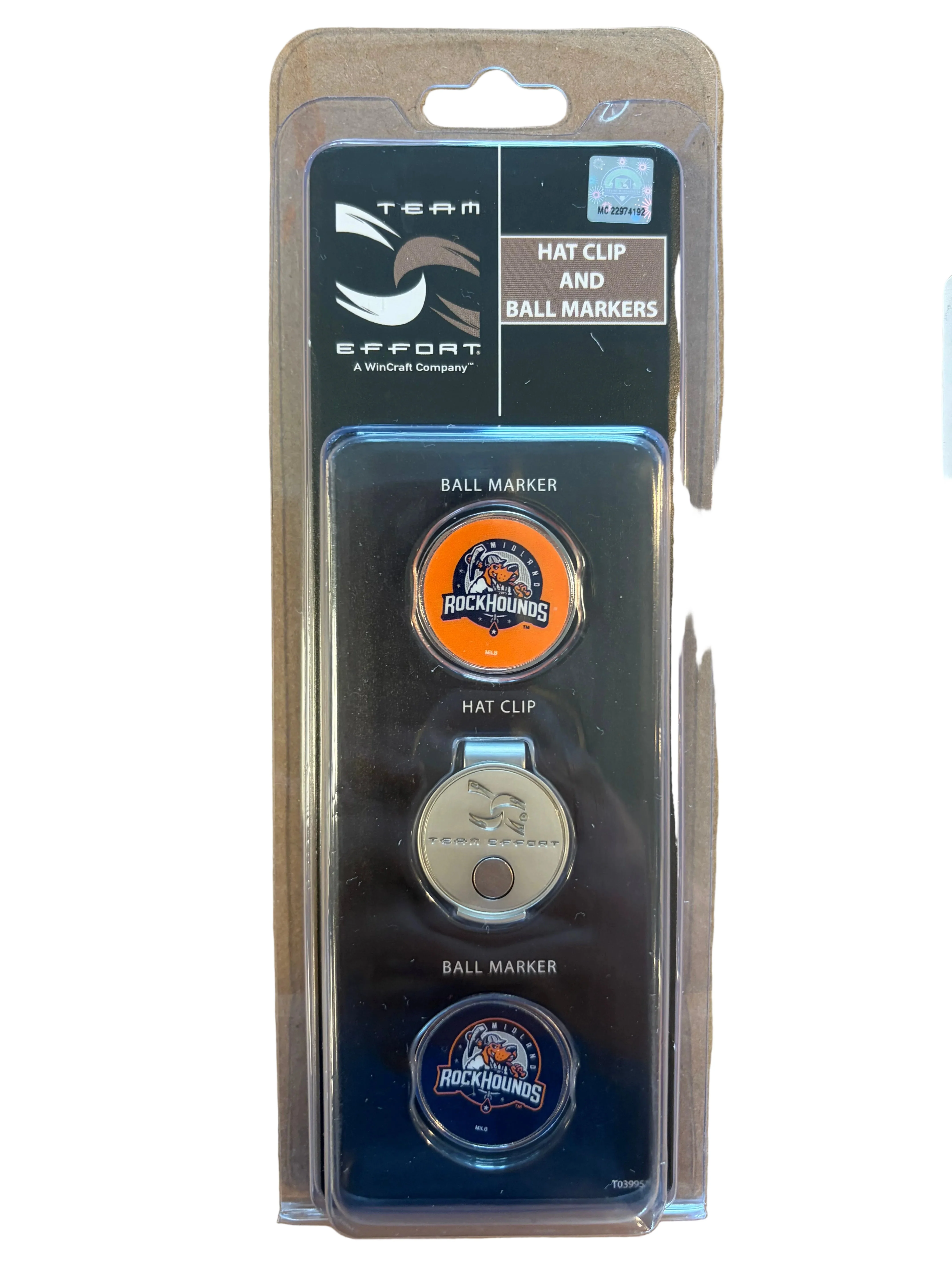 Midland RockHounds Hat Clip and Ball Markers
