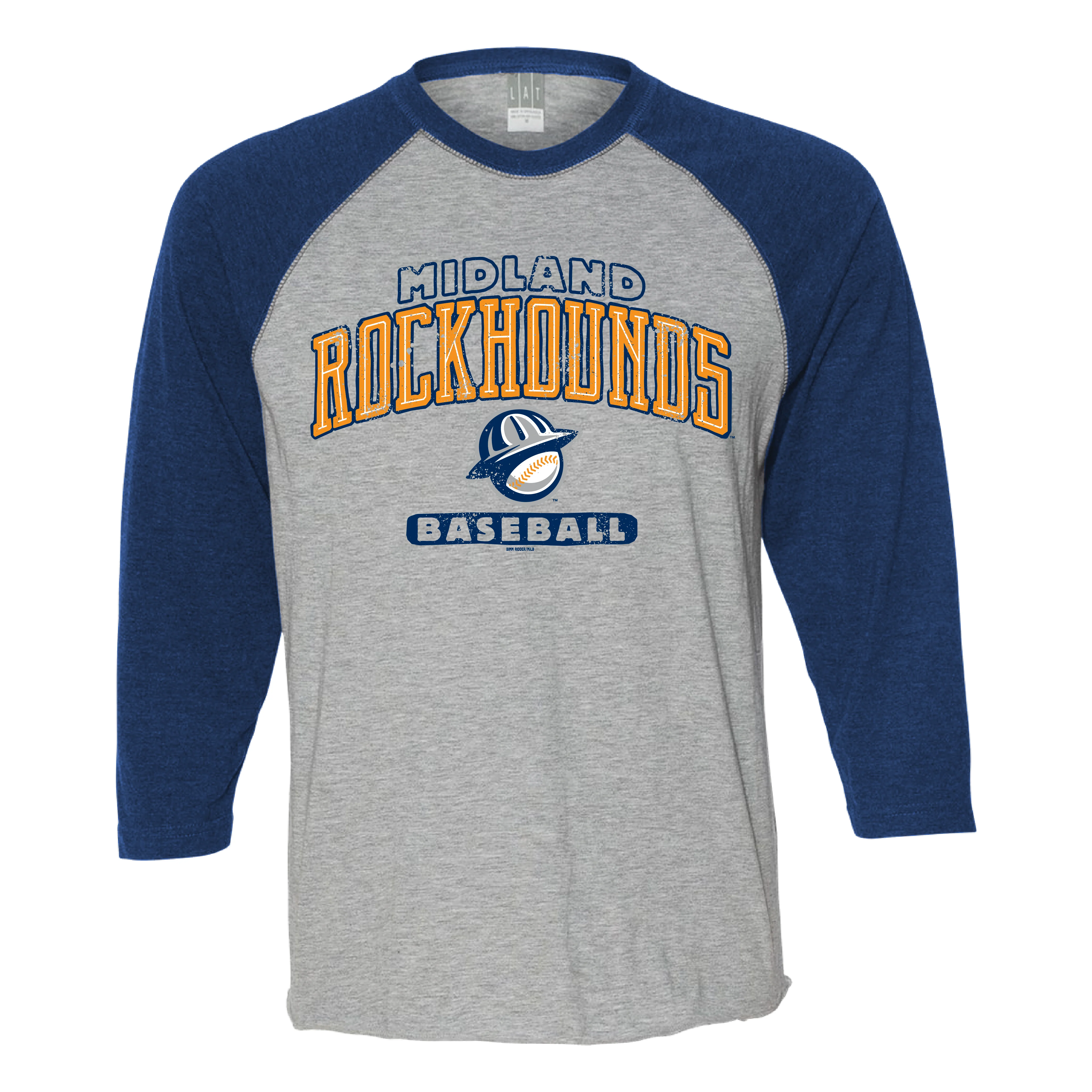Midland RockHounds Maskem 3/4 Sleeve Raglan Kids Tee