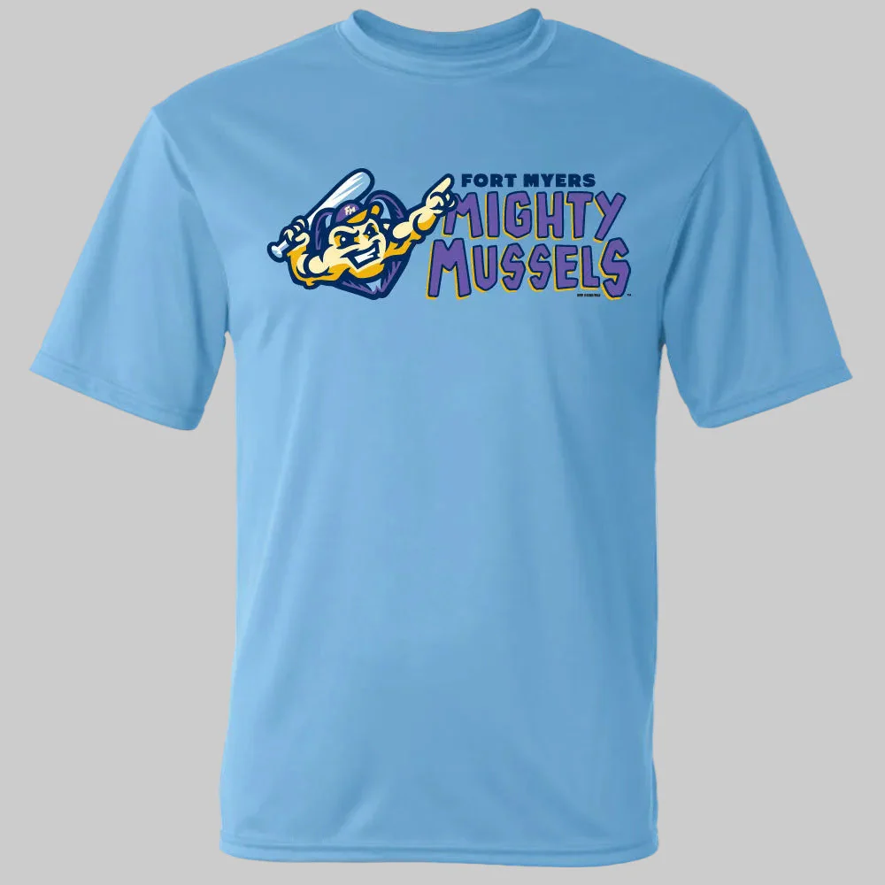Mighty Mussels Adult Performance Tee PRIMARY LOGO