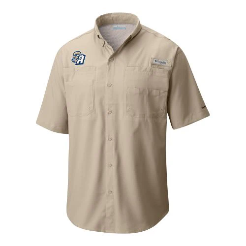 Missions Coonskin SA Fossil Tamiami Fishing Shirt