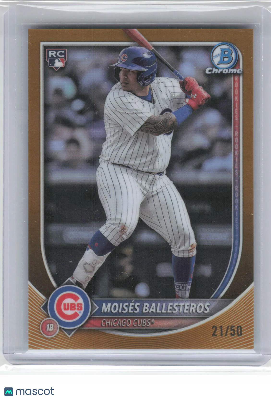 Moisés Ballesteros 2025 Topps Bowman Chrome #42 Gold /50