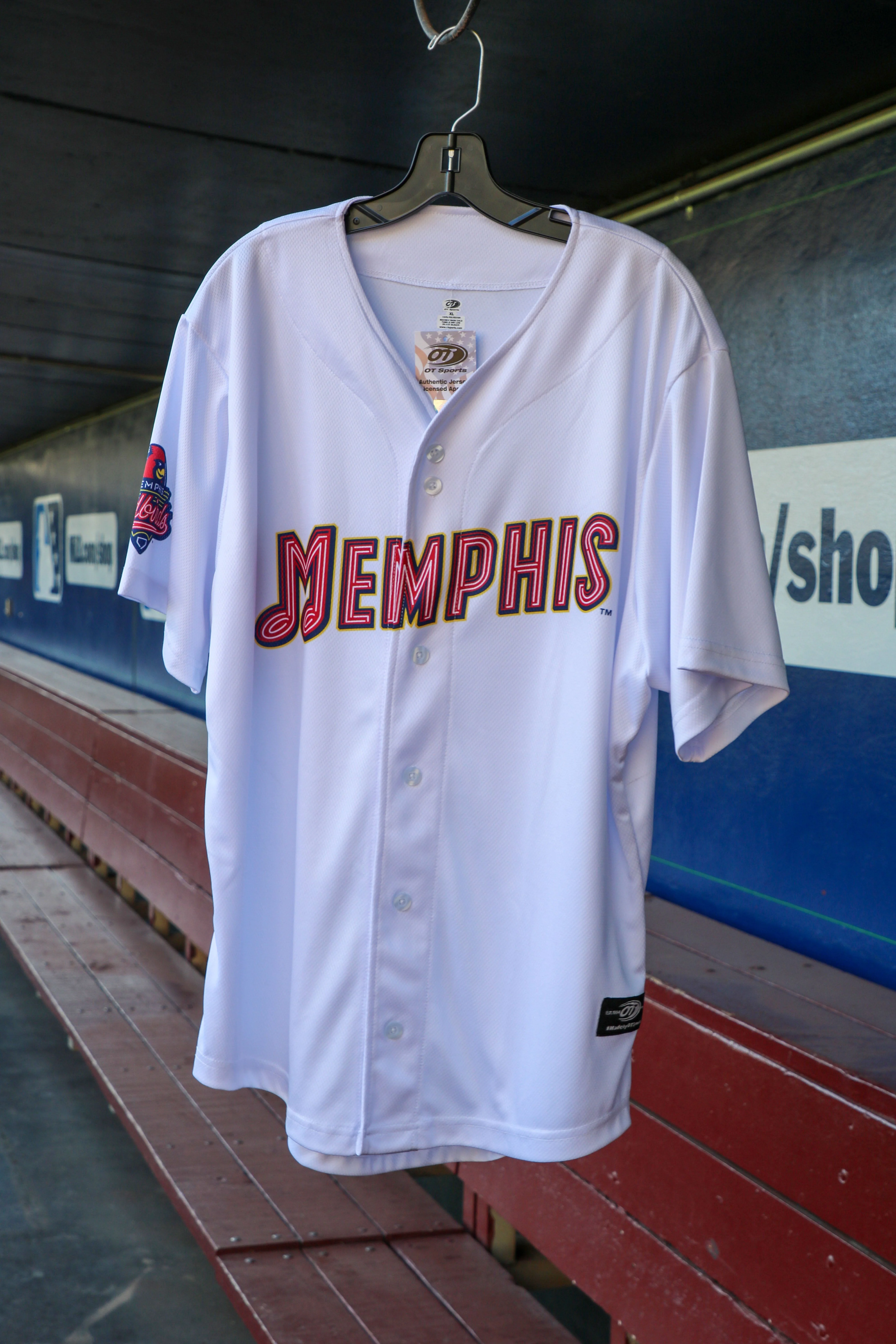 Memphis Redbirds Sublimated Replica Home Jersey