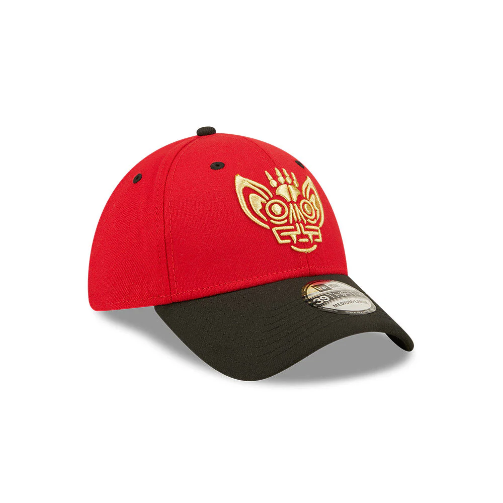 Louisville Bats Murcielagos Red Flex Fit Cap - Image 2