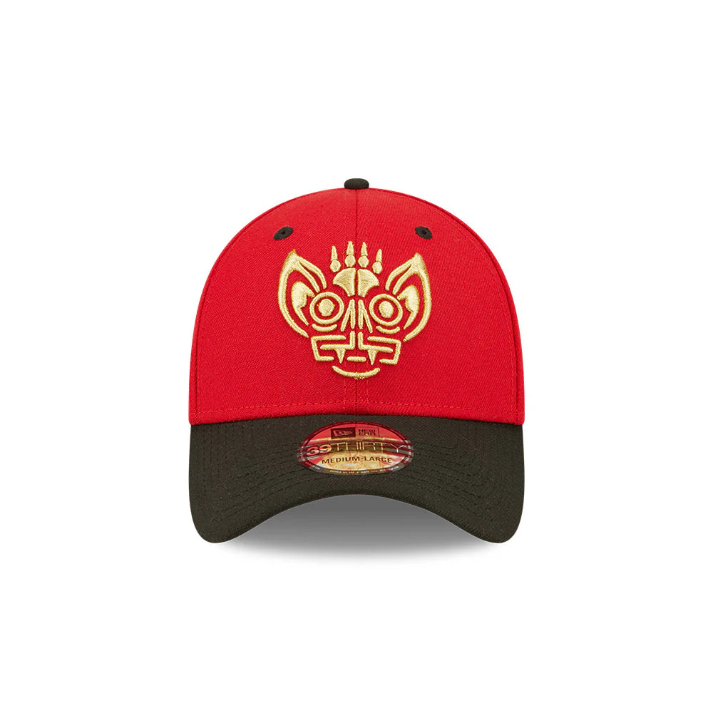Louisville Bats Murcielagos Red Flex Fit Cap - Image 3