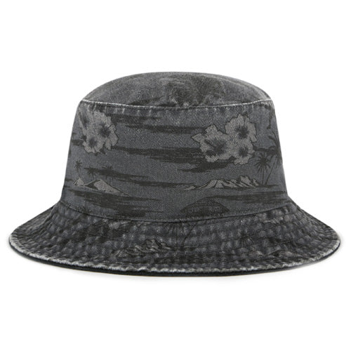Myrtle Beach Pelicans 47 Brand Black Fiji Pirate Logo Bucket Hat - Image 3