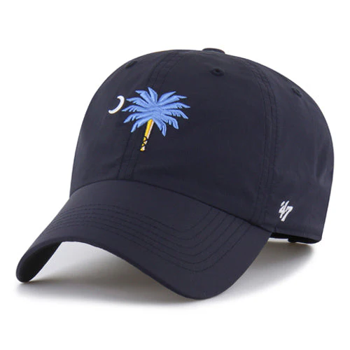 Myrtle Beach Pelicans 47 Brand Navy Palmetto State brrr Clean Up Adjustable Cap