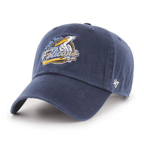 Myrtle Beach Pelicans 47 Brand Navy Primary Adjustable Clean Up Cap