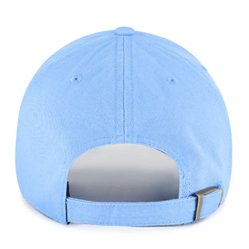 Myrtle Beach Pelicans 47 Brand Periwinkle Blue Alternate Sure Shot Clean Up Adjustable Cap - Image 3