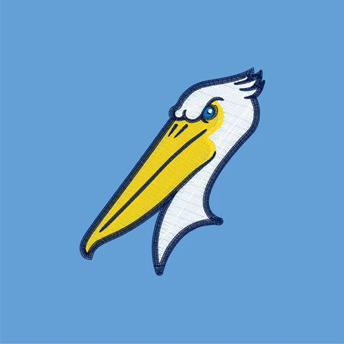 Myrtle Beach Pelicans Champion Ladies Carolina Blue All Star Crew - Image 2
