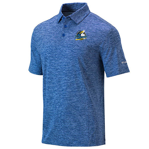 Myrtle Beach Pelicans Columbia Sportswear Azul Primary Final Round Omni Wick Polo