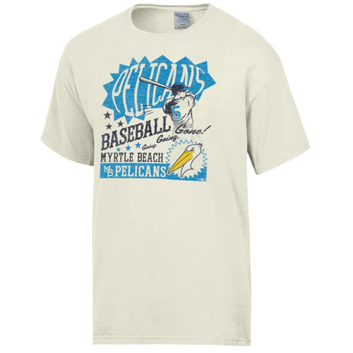 Myrtle Beach Pelicans Comfort Wash Parchment Gameday Tee