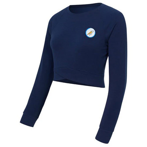 Myrtle Beach Pelicans Concept Sports Ladies Navy Palisades Long Sleeve Top