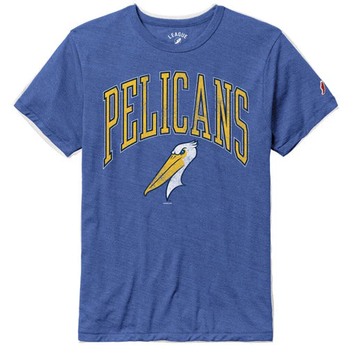 Myrtle Beach Pelicans League Apparel Heather Bay Blue Alternate Falls Tee