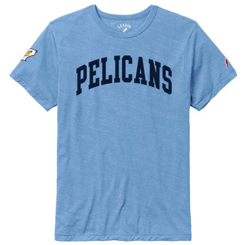 Myrtle Beach Pelicans League Apparel Heather Power Blue Alt Falls Tee