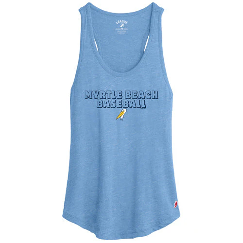 Myrtle Beach Pelicans League Apparel Ladies Power Blue Intramural Tank