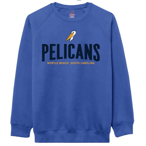 Myrtle Beach Pelicans League Bay Blue Alternate Essential Crew