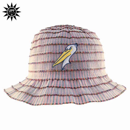 Myrtle Beach Pelicans LogoFit Youth Multicolor Alternate Jane Sun Hat