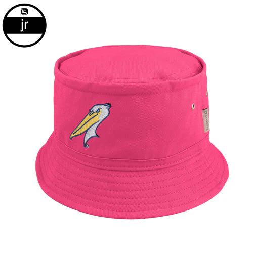 Myrtle Beach Pelicans LogoFit Youth Watermelon Pink Alternate Elroy Junior Bucket
