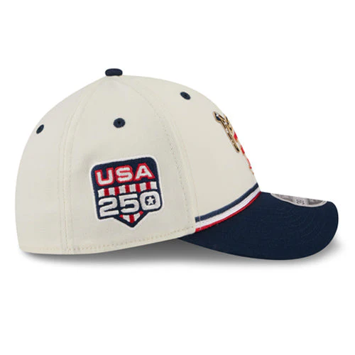 Myrtle Beach Pelicans New Era 2026 4th of July 39Thirty M-Crown Stretch Fit Cap - Image 4