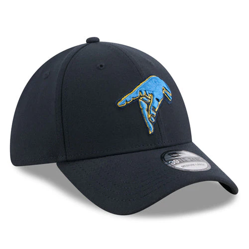 Myrtle Beach Pelicans New Era 39Thirty American Sign Language "P" Stretch Fit Cap - Image 2