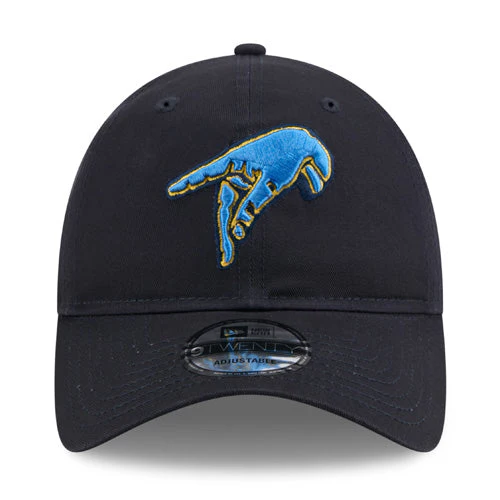 Myrtle Beach Pelicans New Era 9Twenty American Sign Language "P" Adjustable Cap - Image 3