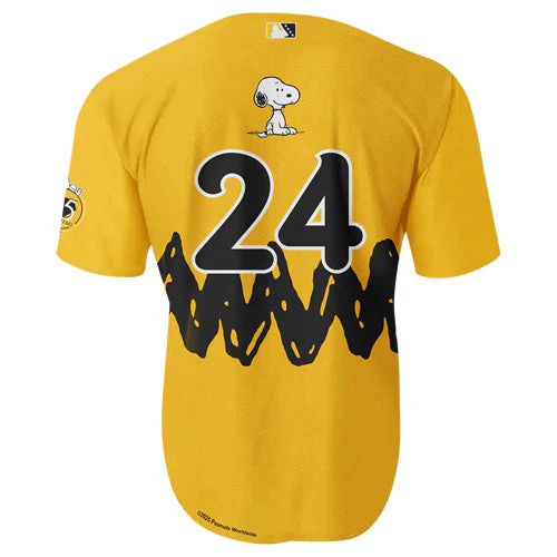 Myrtle Beach Pelicans OT Sports 2025 Peanuts Specialty Jersey - Image 2