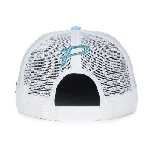 Myrtle Beach Pelicans Outdoor Cap Light Blue Alternate Boomer Snapback Cap - Image 3