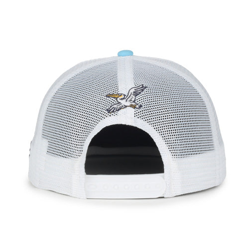 Myrtle Beach Pelicans Outdoor Cap Light Blue City Boomer Snapback Cap - Image 3