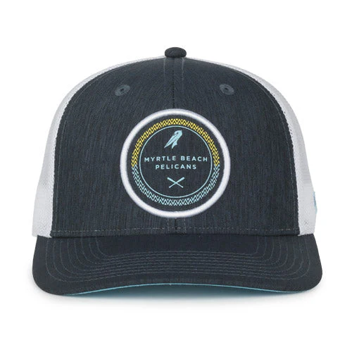 Myrtle Beach Pelicans Outdoor Cap Navy Ace Alternate Snapback Cap - Image 2
