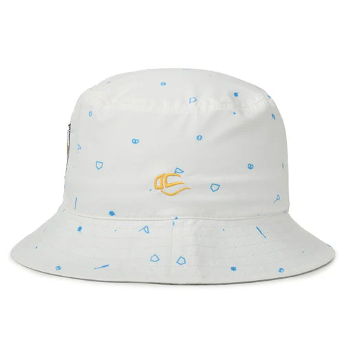 Myrtle Beach Pelicans Outdoor Cap Toddler White Alternate Field Day Bucket Hat - Image 3