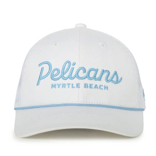 Myrtle Beach Pelicans Outdoor Cap White Eephus Snapback Cap - Image 2