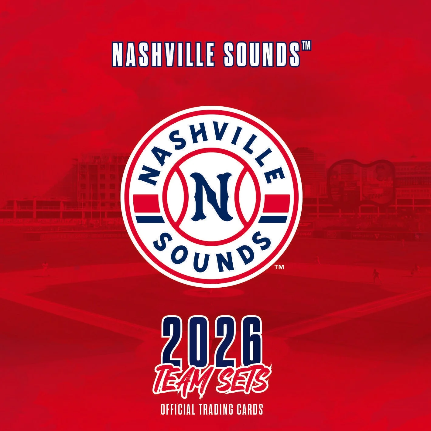 Nashville Sounds 2026 Baseball Card Team Set