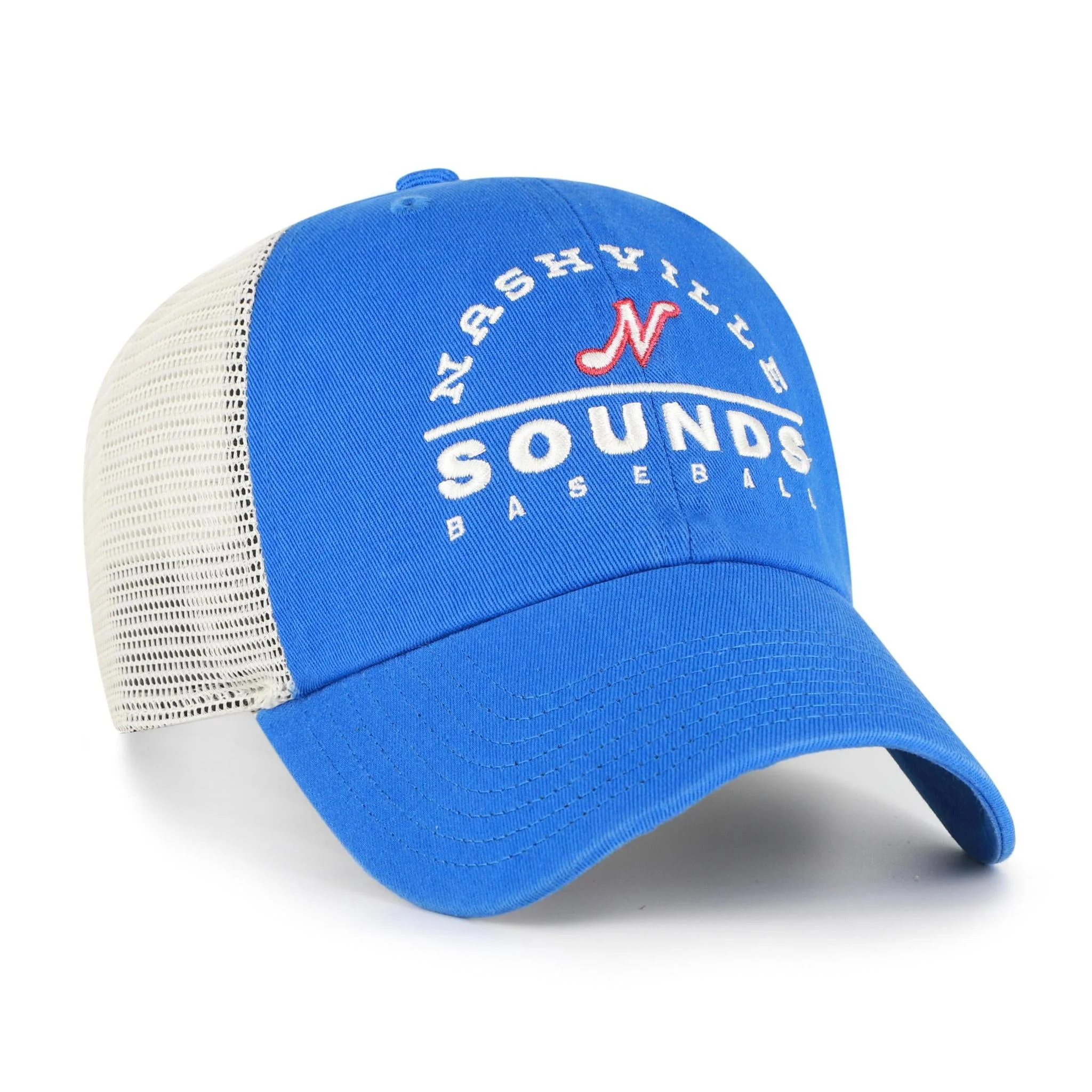 Nashville Sounds '47 Brand Montego Blue Windham Mesh Clean Up Hat - Image 3