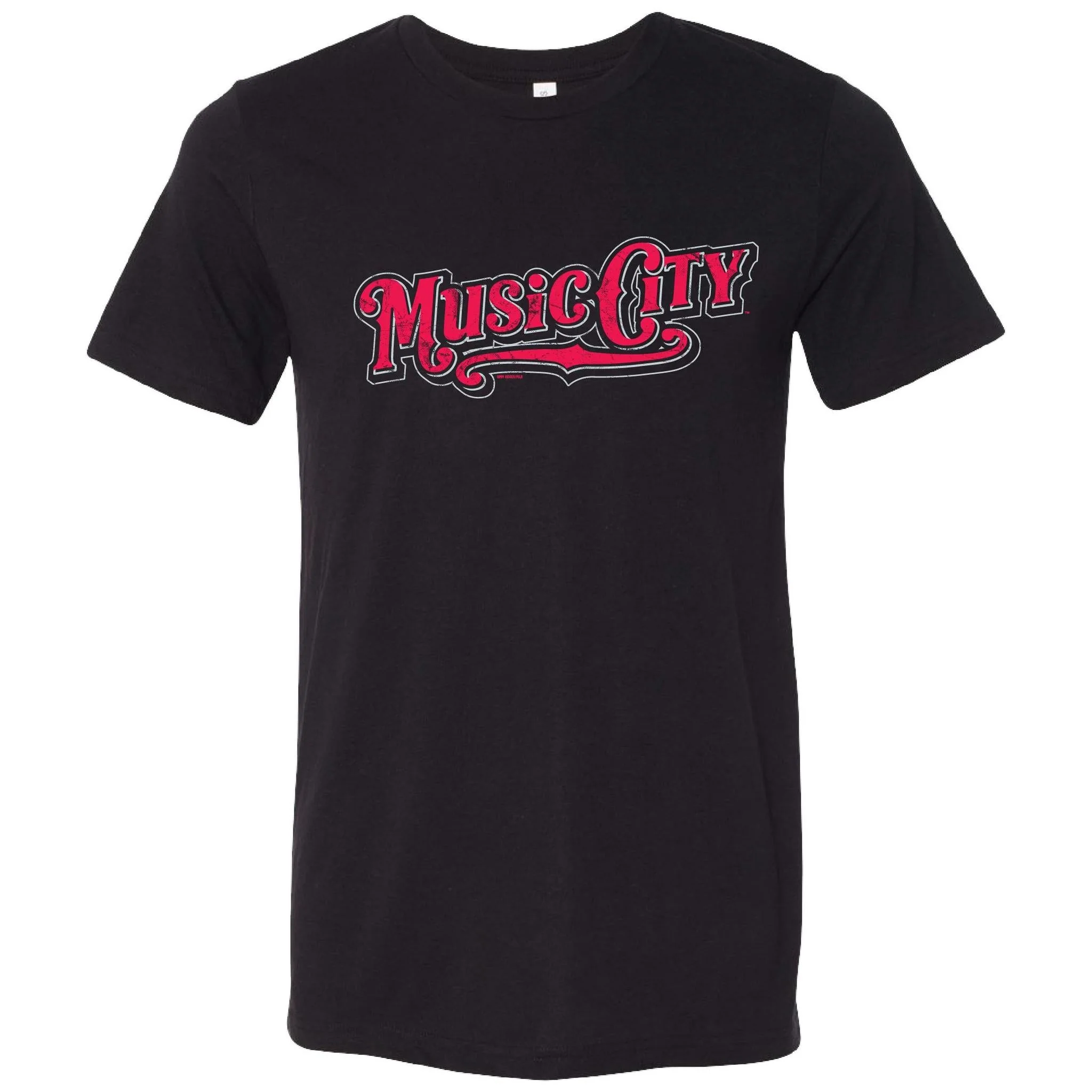 Nashville Sounds Black Heather Tri-blend Music City Tee