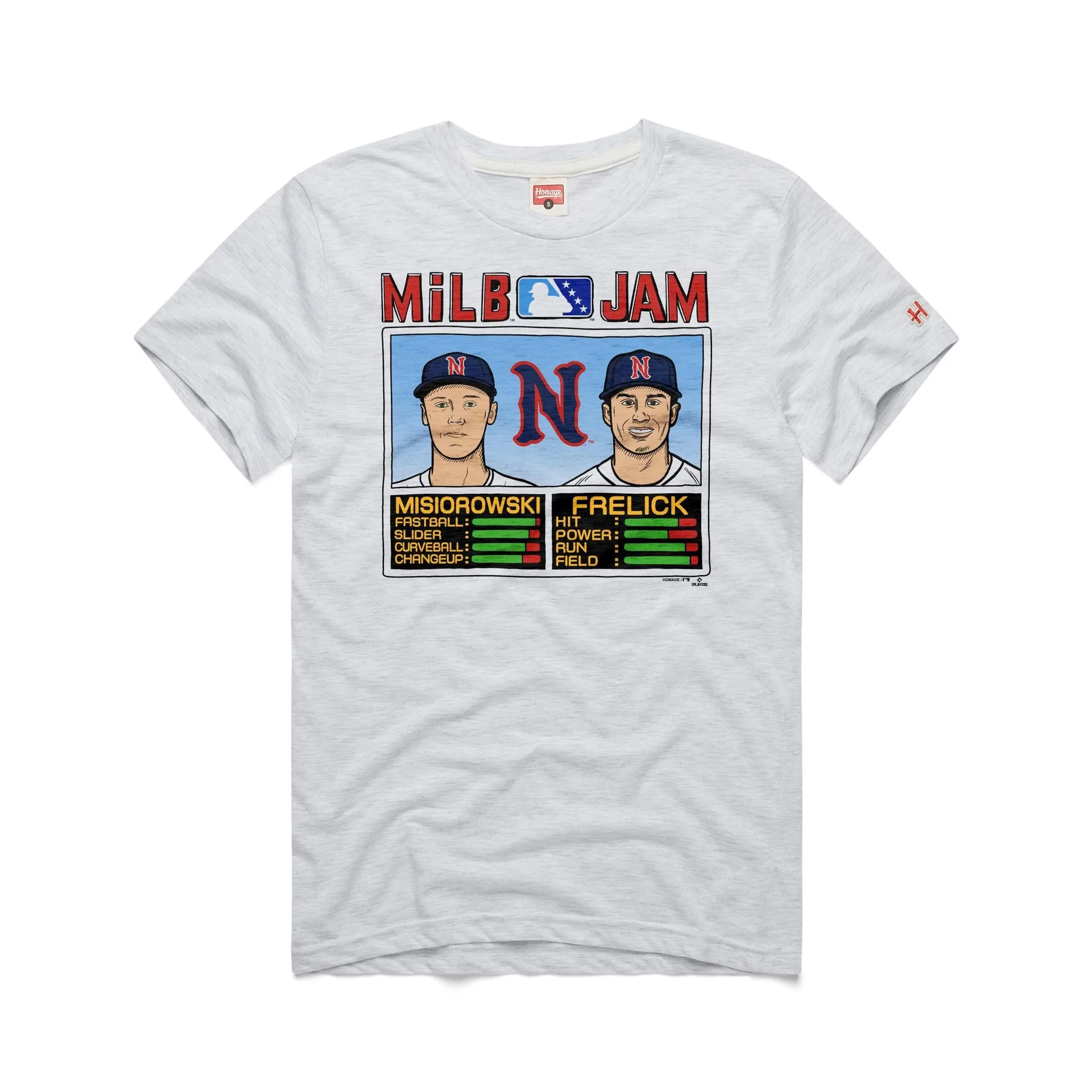 Nashville Sounds Homage Ash Misiorowski Frelick MiLB Jam Tee