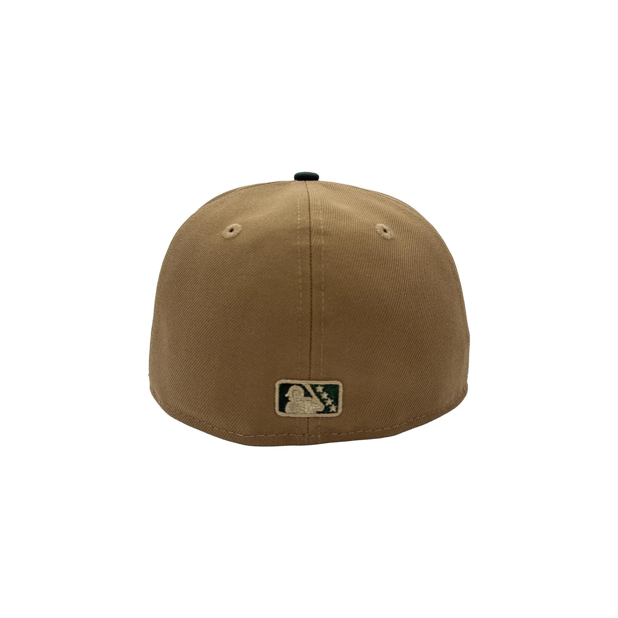 Nashville Sounds New Era 59FIFTY Khaki Dark Green Primary Logo Hat - Image 2