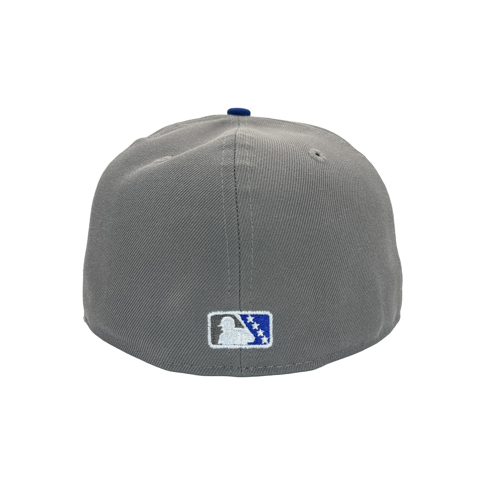 Nashville Sounds New Era 59FIFTY Storm Grey Light Royal Throwback Hat - Image 2