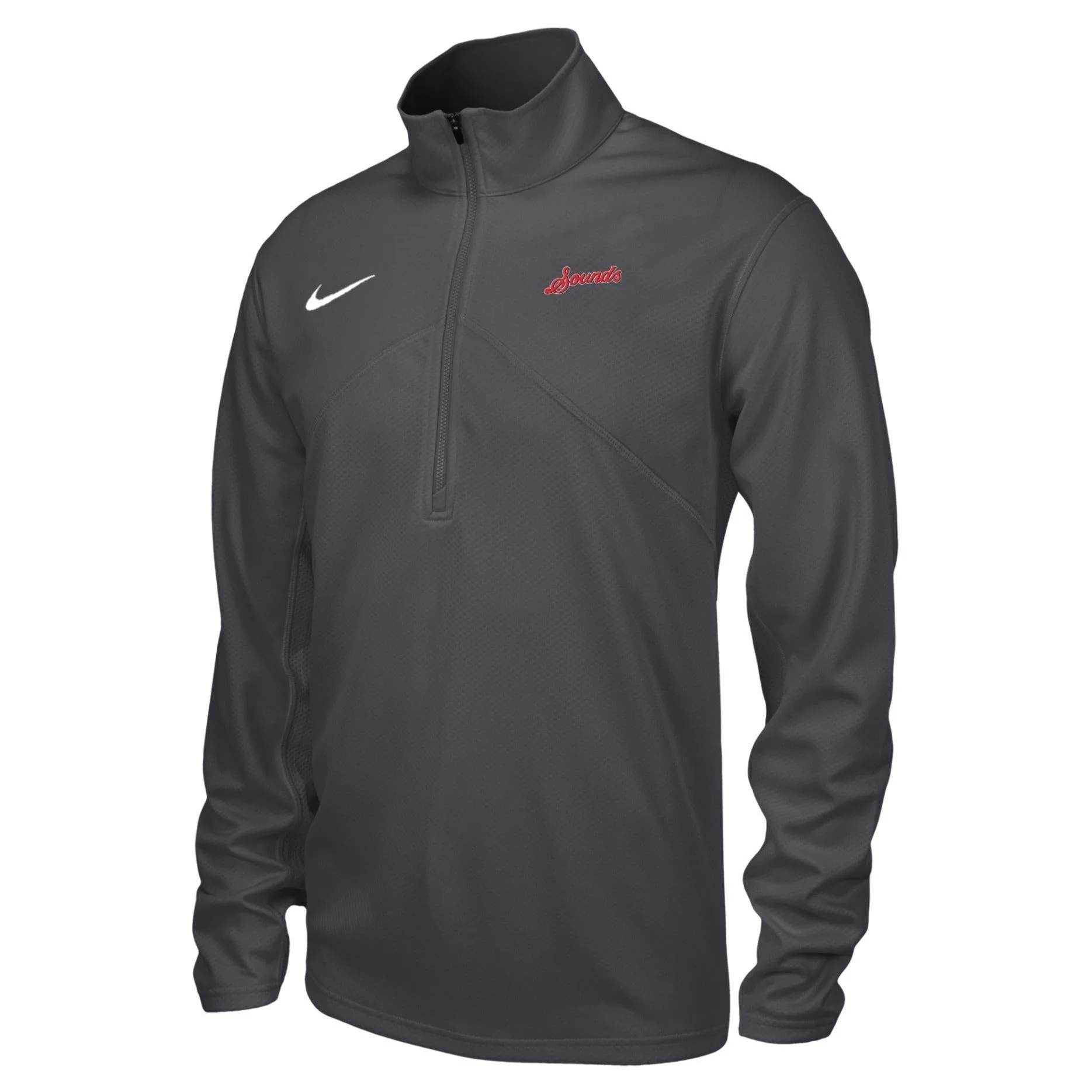 Nashville Sounds Nike Anthracite Dri Fit Training 1/4 Zip Top - Image 2