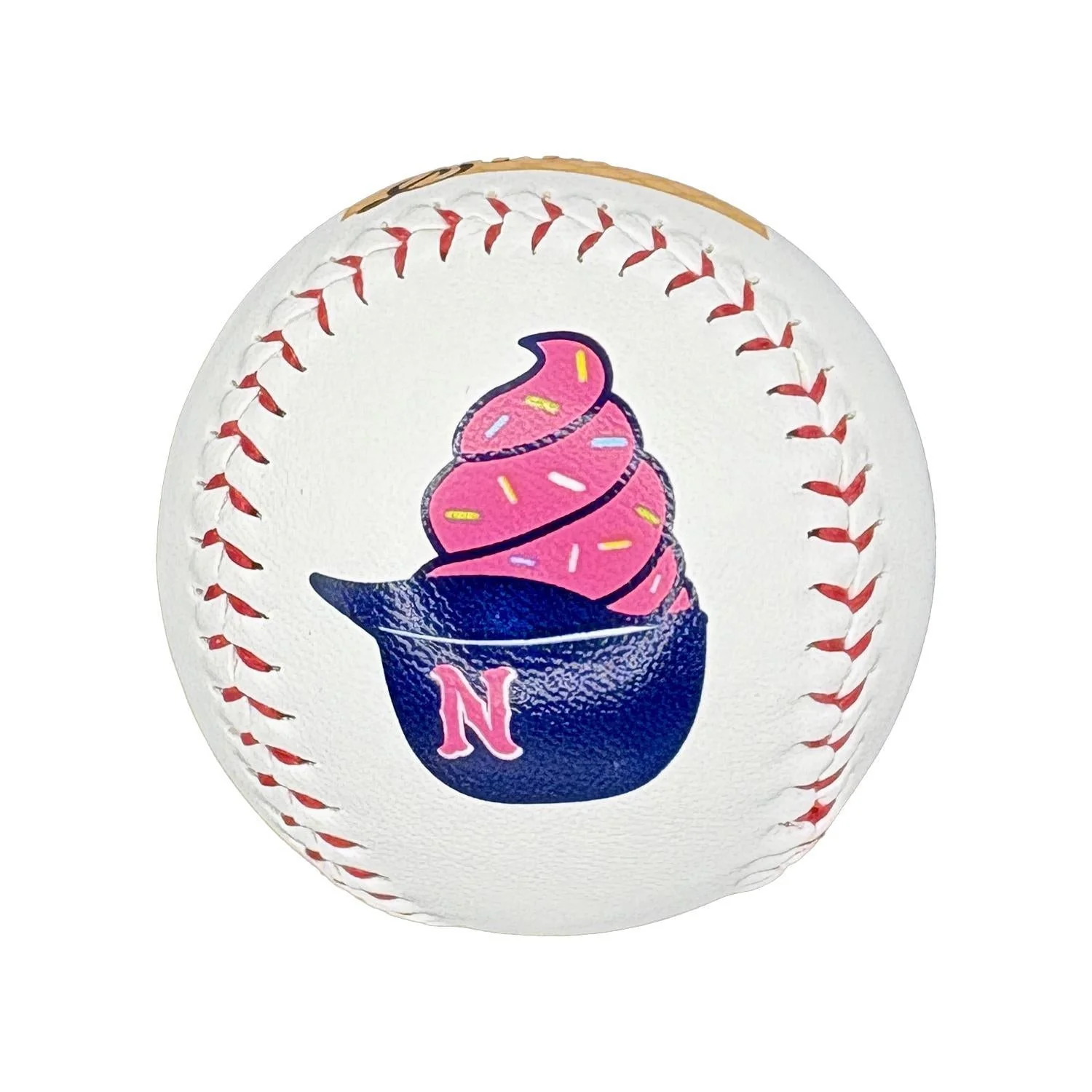 Nashville Sounds Rawlings White Ice Cream Baseball