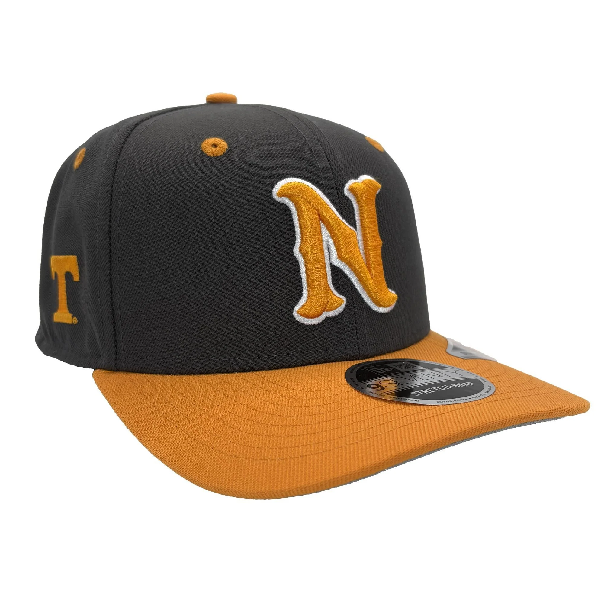 Nashville Sounds x Tennessee Vols New Era 9SEVENTY Grey Orange Adjustable Hat