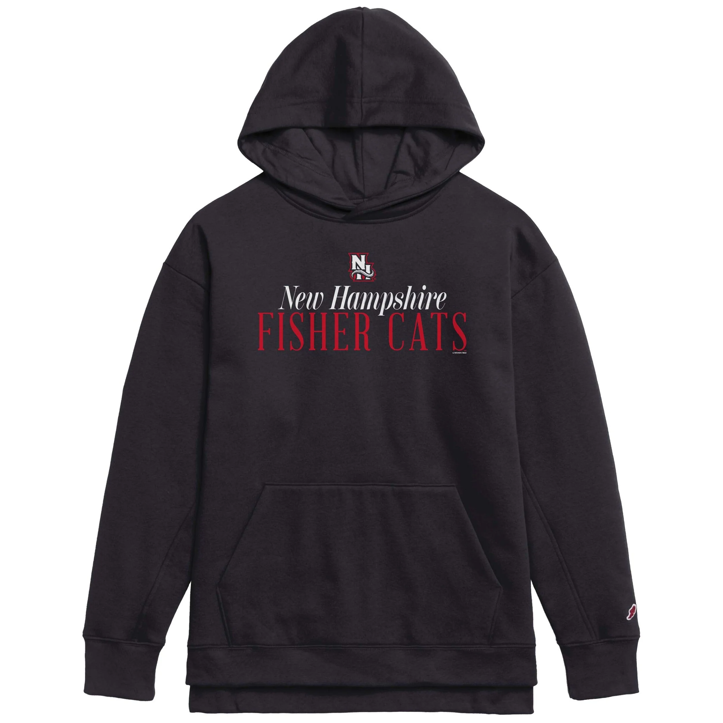 New Hampshire Fisher Cats Womens Nautical NH Hoodie Navy
