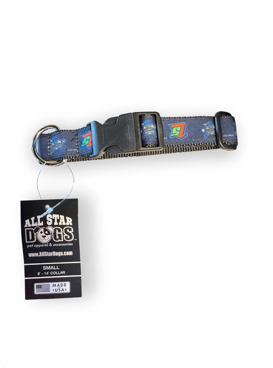 Navy Dog Collar